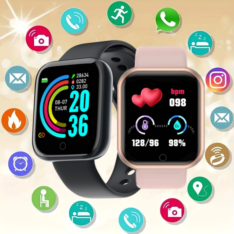 Smartwatch Square Watches For Men - Sports Smartwatch Women Bracelet Men Smart