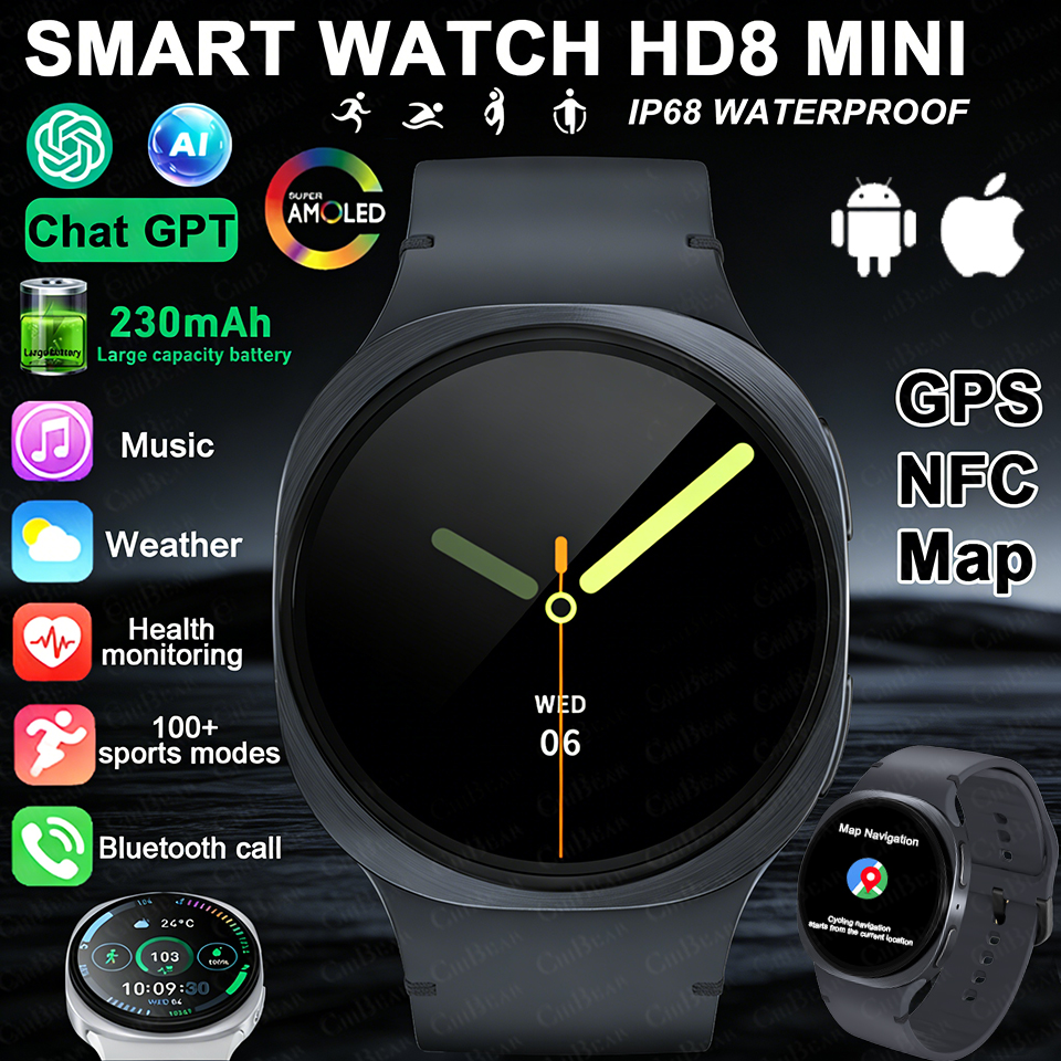 Smartwatch Watches For Women With Gps - 2026 New Watches 8 Mini GPS