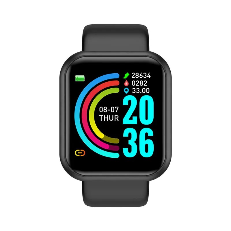 Smartwatch Square Watches For Men - Smartwatch For Women Men Watches Heart