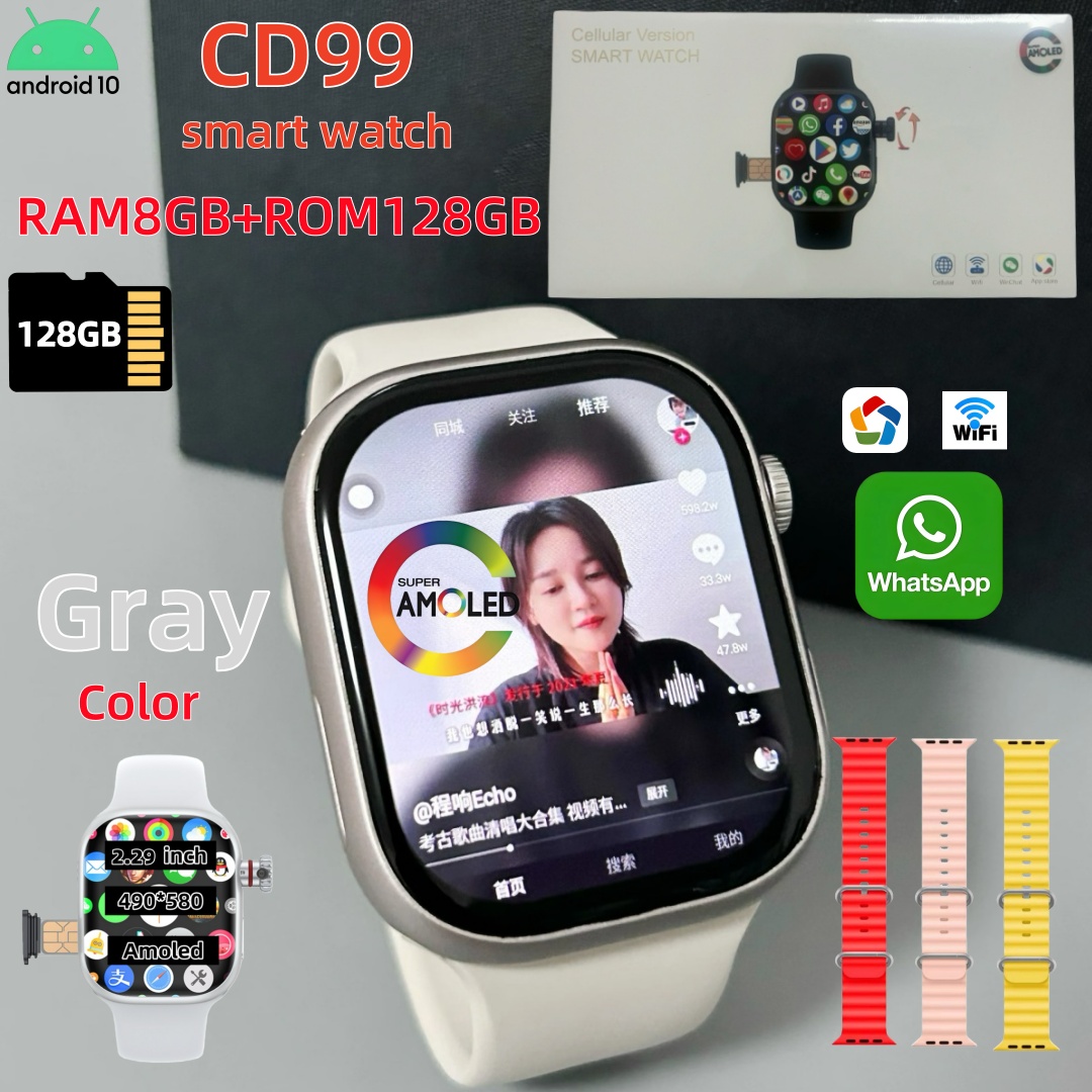 Smartwatch Watches For Women With Gps - CD99 Smart Watch 8GB RAM AMOLED