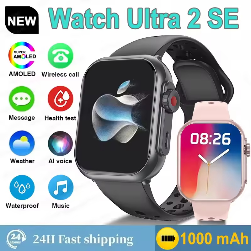 Smartwatch Watches For Women Branded - Watch Ultra K62 Men Women 1000mAh