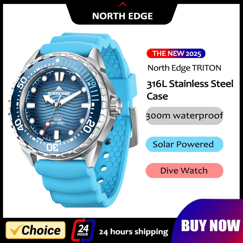 NORTH EDGE 2026 New TRITON Sol - Solar Powered Watch avis et prix