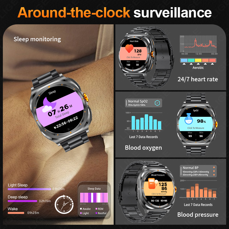 LIGE 2025 Watch Wireless Earph - Smartwatch Running Watches For Men avis et prix