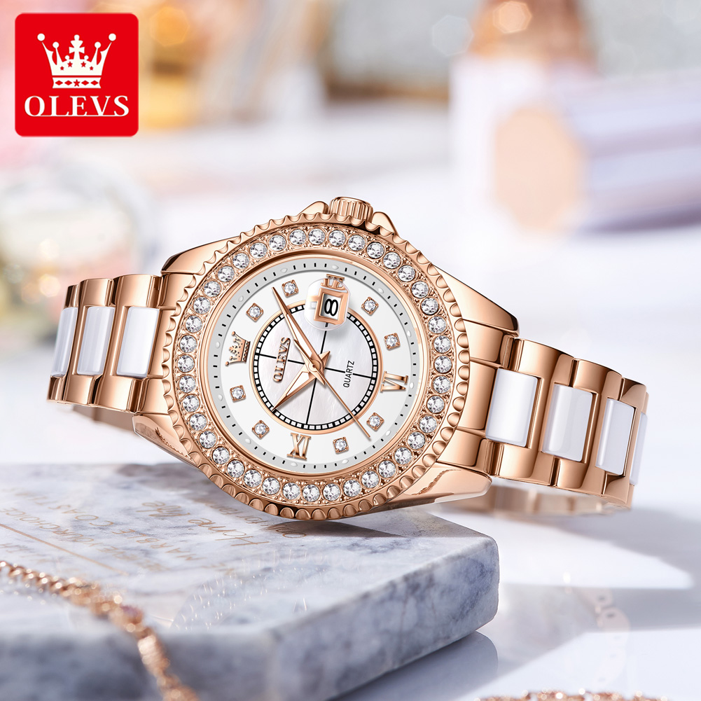 OLEVS 3685 Luxury Women's Watc - Watch Bezel Insert avis et prix