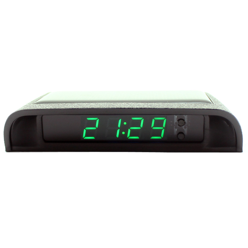 Solar Car Clock Thermometer Da - Solar Powered Watch avis et prix