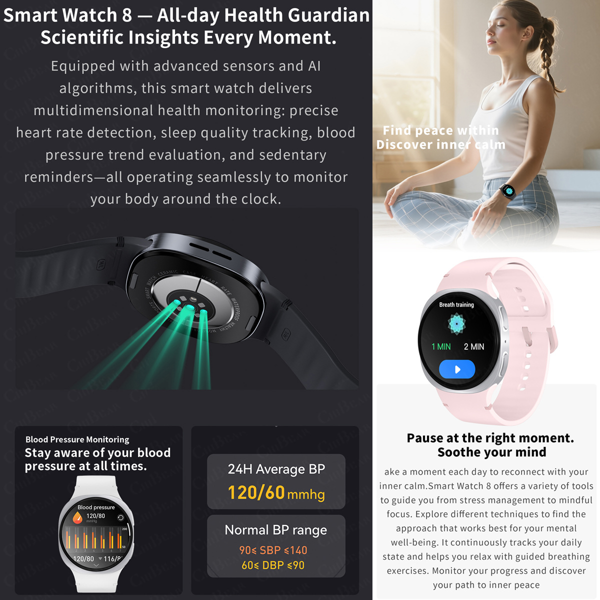 2026 hot Watch Wireless Earpho - Smartwatch Running Watches For Men avis et prix