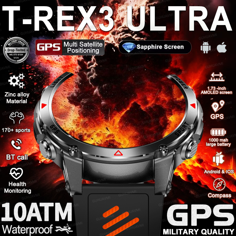 New Military Outdoor GPS Posit - Smartwatch Running Watches For Men avis et prix