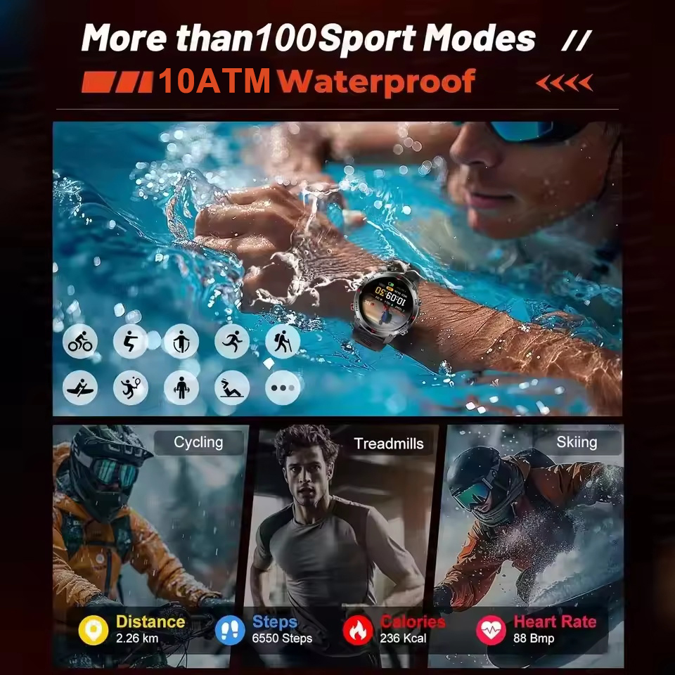 New Military Outdoor GPS Posit - Smartwatch Running Watches For Men avis et prix