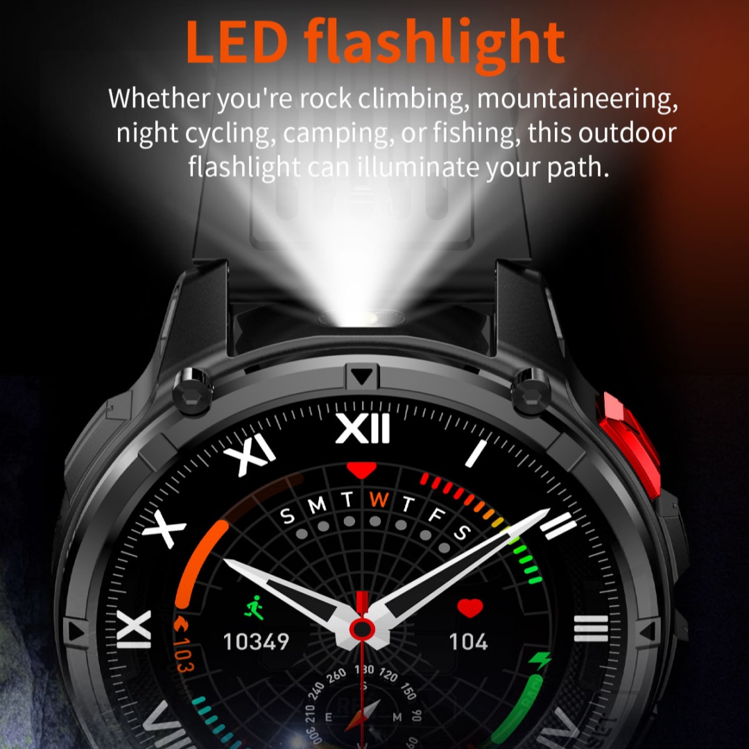 New T-Rex3 Pro 1100mAh Battery - Smartwatch Running Watches For Men avis et prix