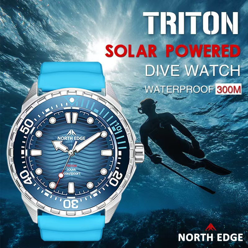 Stainless Steel Diving Watch S - Solar Powered Watch avis et prix