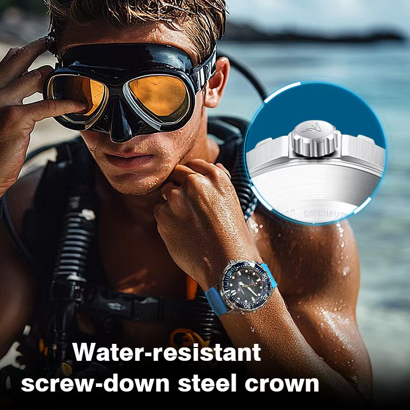 Stainless Steel Diving Watch S - Solar Powered Watch avis et prix