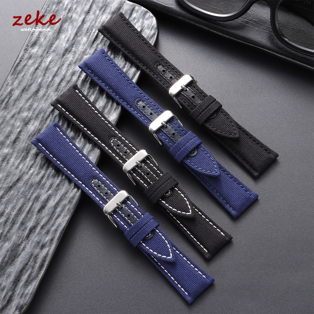 Sailcloth Watch Strap 20mm 22m - Omega Watches Smartwatch avis et prix