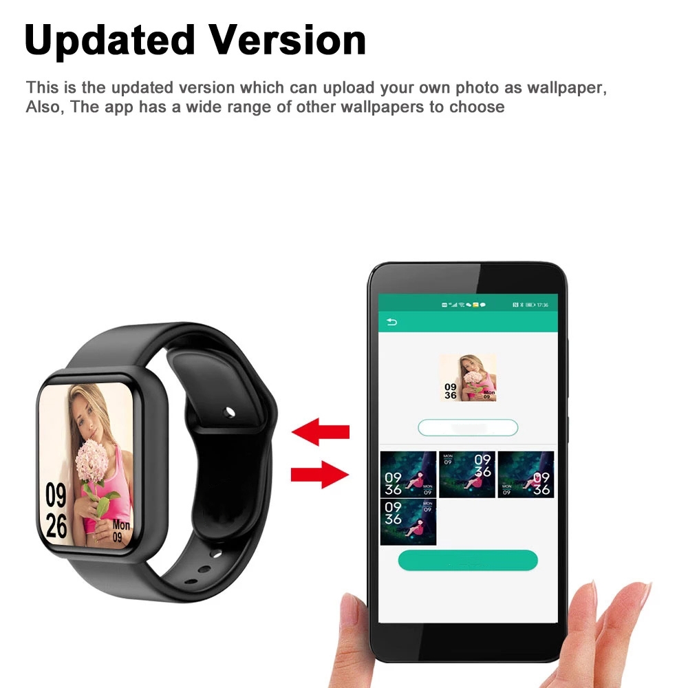Smart Watch For Men Women Spor - Smartwatch Square Watches For Men avis et prix