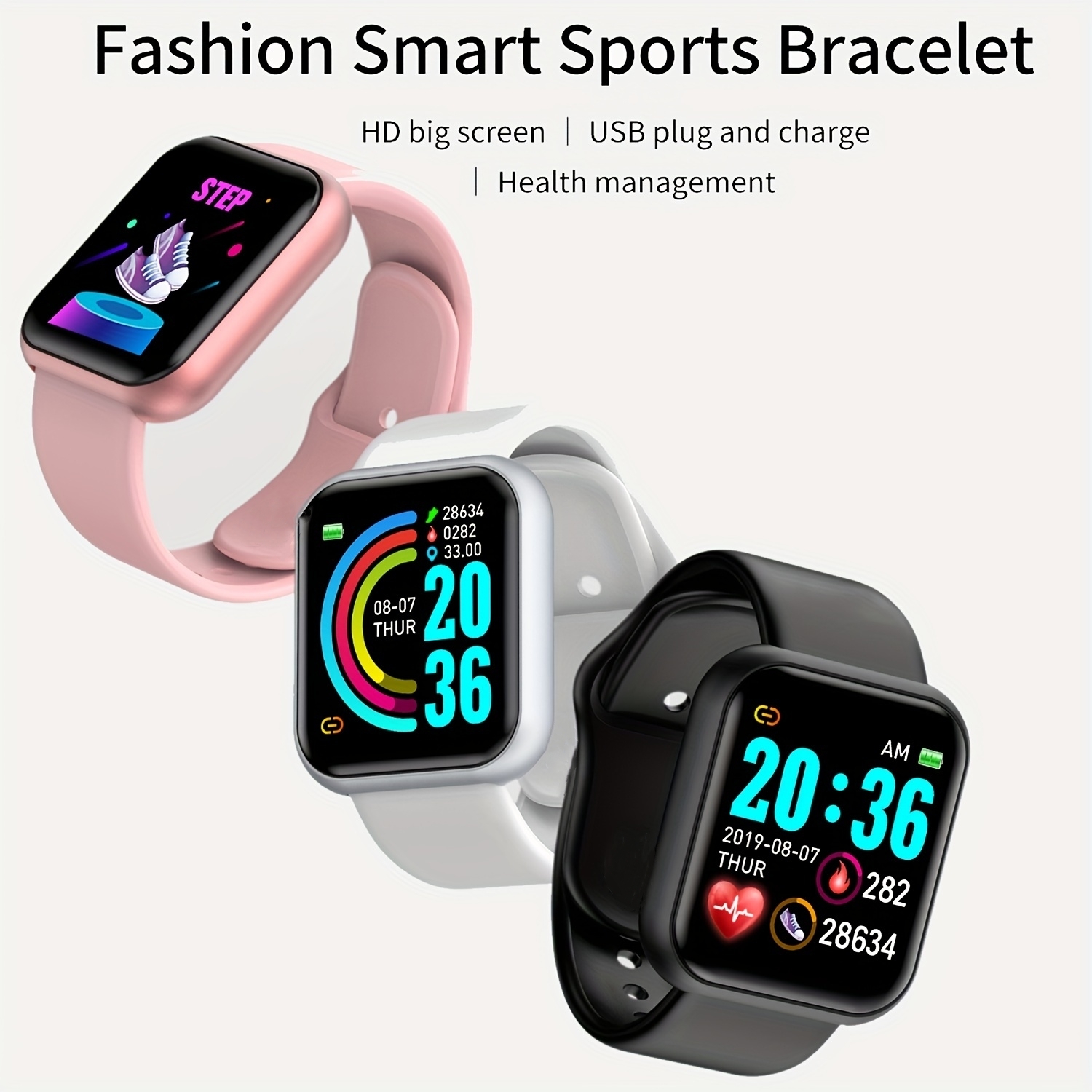 Smart Watch For Men Women Spor - Smartwatch Square Watches For Men avis et prix