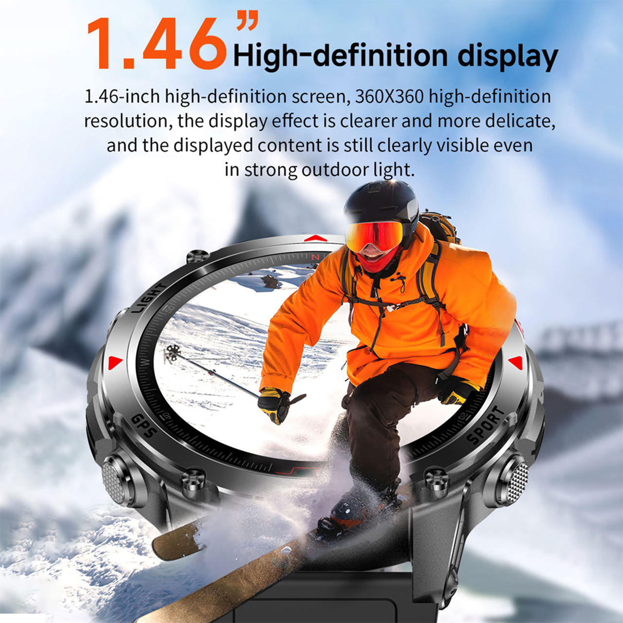 2026New Professional GPS Sport - Smartwatch Running Watches For Men avis et prix