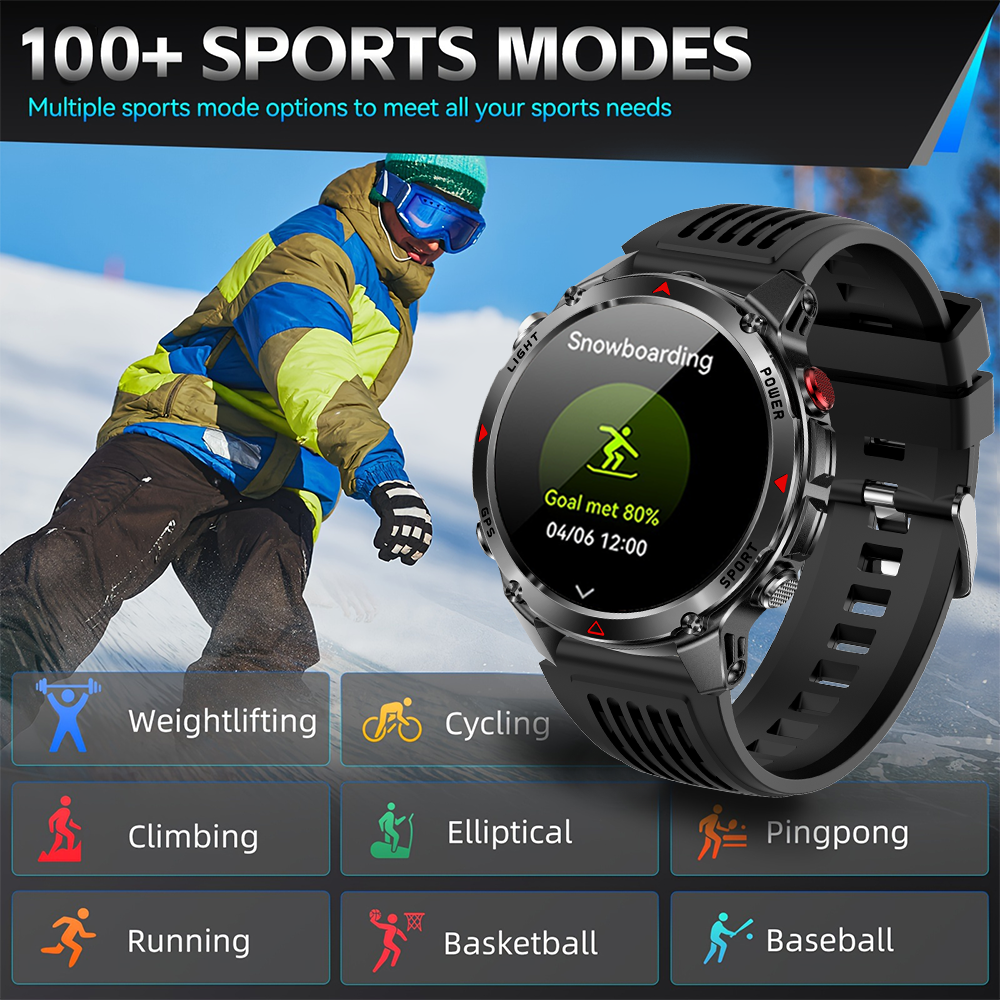 2026New Professional GPS Sport - Smartwatch Running Watches For Men avis et prix