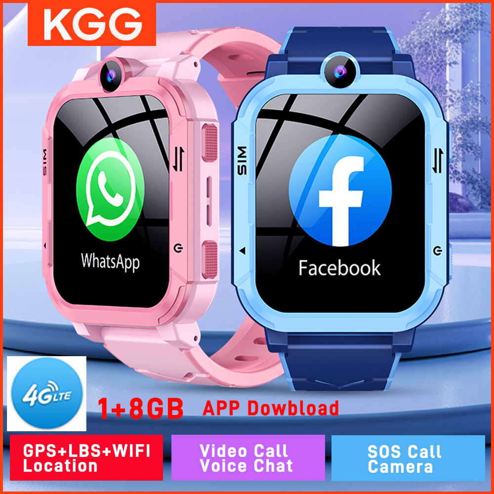 4G Kids Smart Watch 1+8GB GPS  - Smartwatch Watches Gift For Girls avis et prix