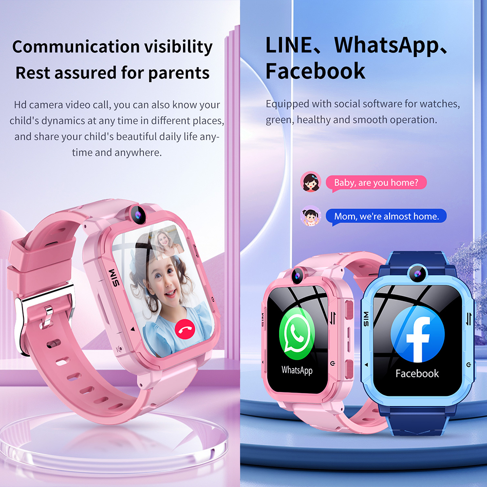4G Kids Smart Watch 1+8GB GPS  - Smartwatch Watches Gift For Girls avis et prix