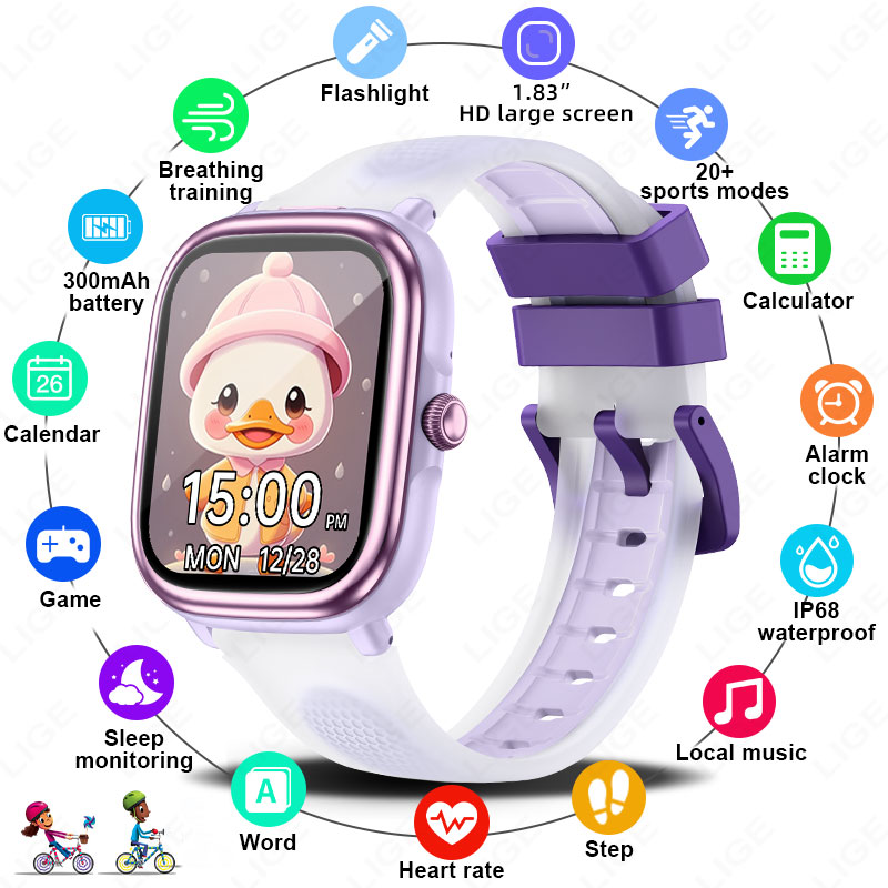 LIGE 2026 New Children Learnin - Smartwatch Watches Gift For Girls avis et prix