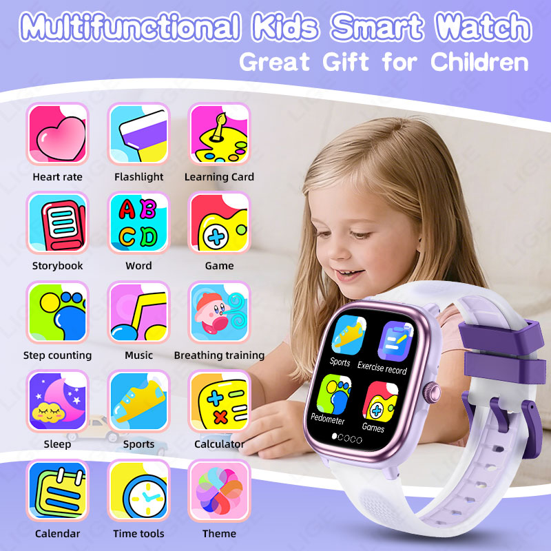 LIGE 2026 New Children Learnin - Smartwatch Watches Gift For Girls avis et prix