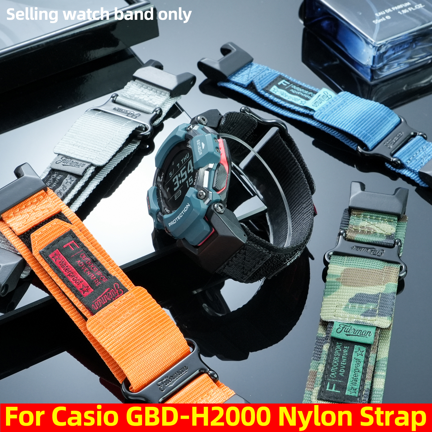 Nylon watch Strap For Casio G- - Smartwatch Casio Watches For Men avis et prix