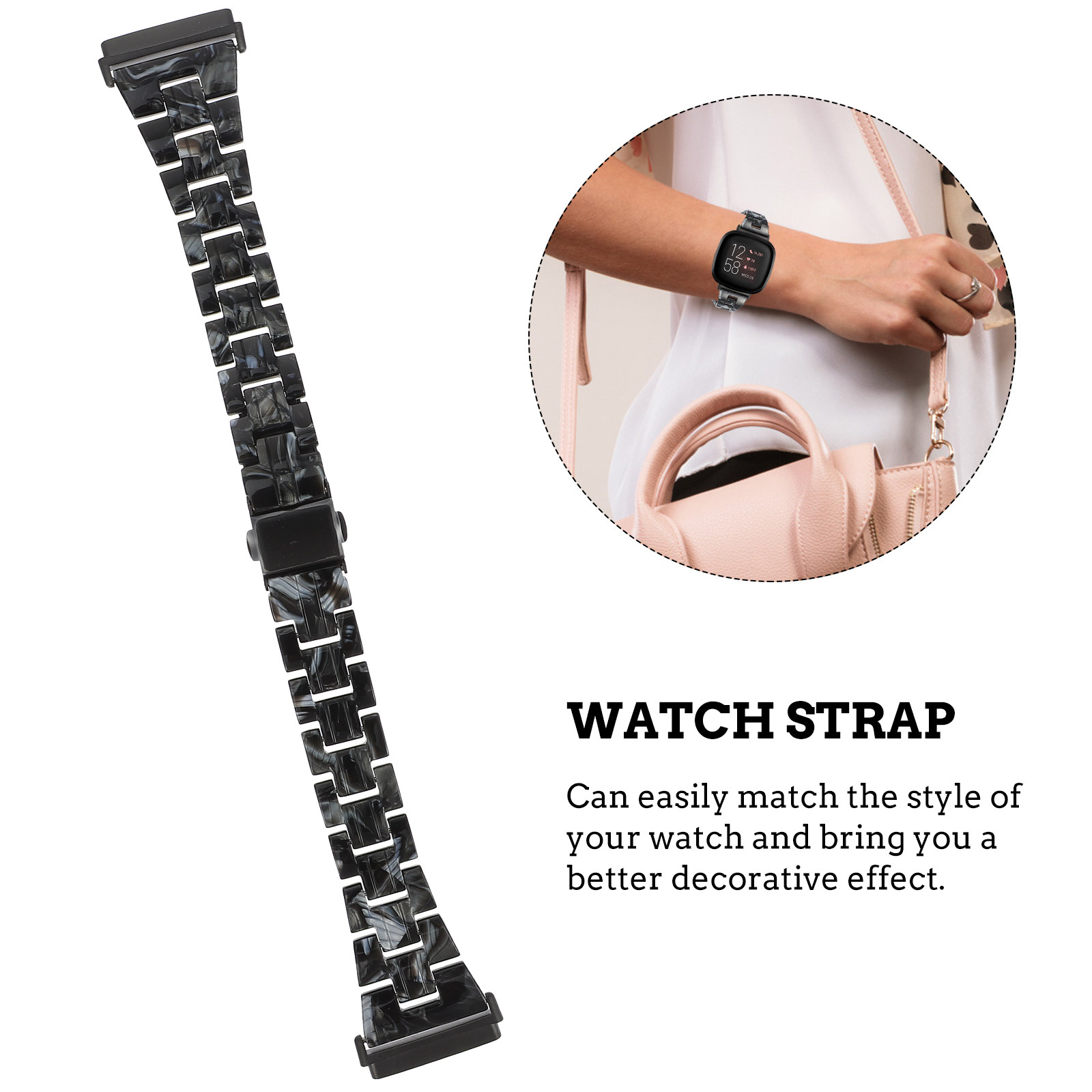 Premium Resin Watch Strap Repl - Smartwatch Premium Watches For Women avis et prix