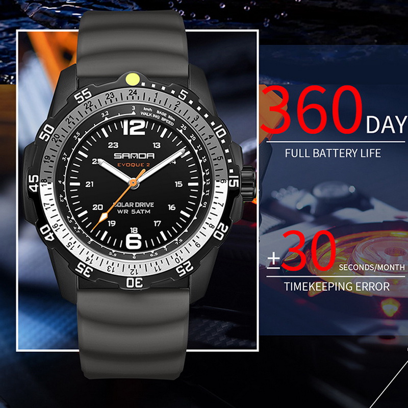 Sanda Brand Men's Creative Sol - Solar Powered Watch avis et prix