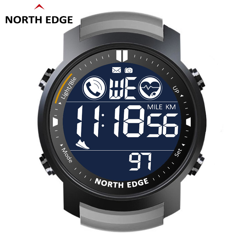 NORTH EDGE Smart Watch Men Hea - Smartwatch Running Watches For Men avis et prix