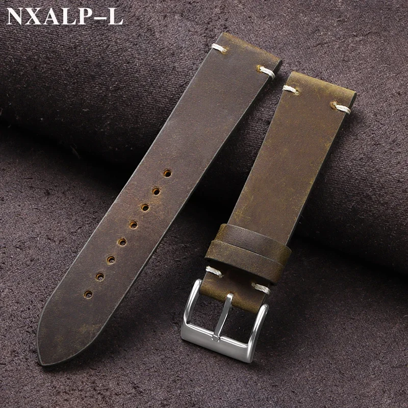 Vintage Oil Wax Leather Watch  - Omega Watches Smartwatch avis et prix
