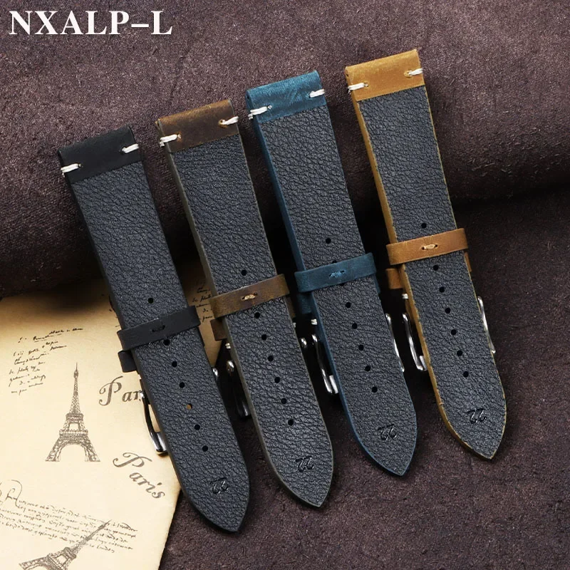 Vintage Oil Wax Leather Watch  - Omega Watches Smartwatch avis et prix