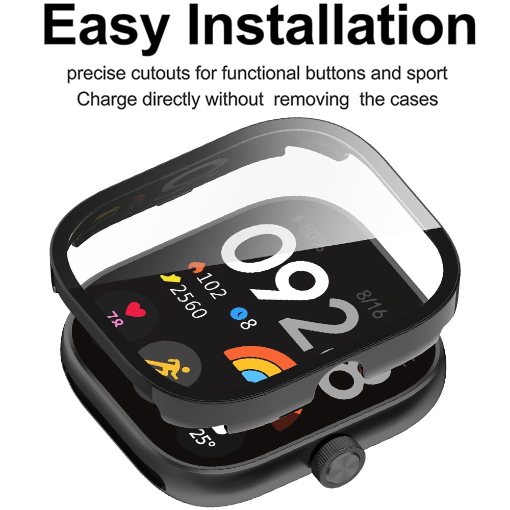 Tempered Glass+Case For Xiaomi - Smartwatch Watches Xiaomi avis et prix
