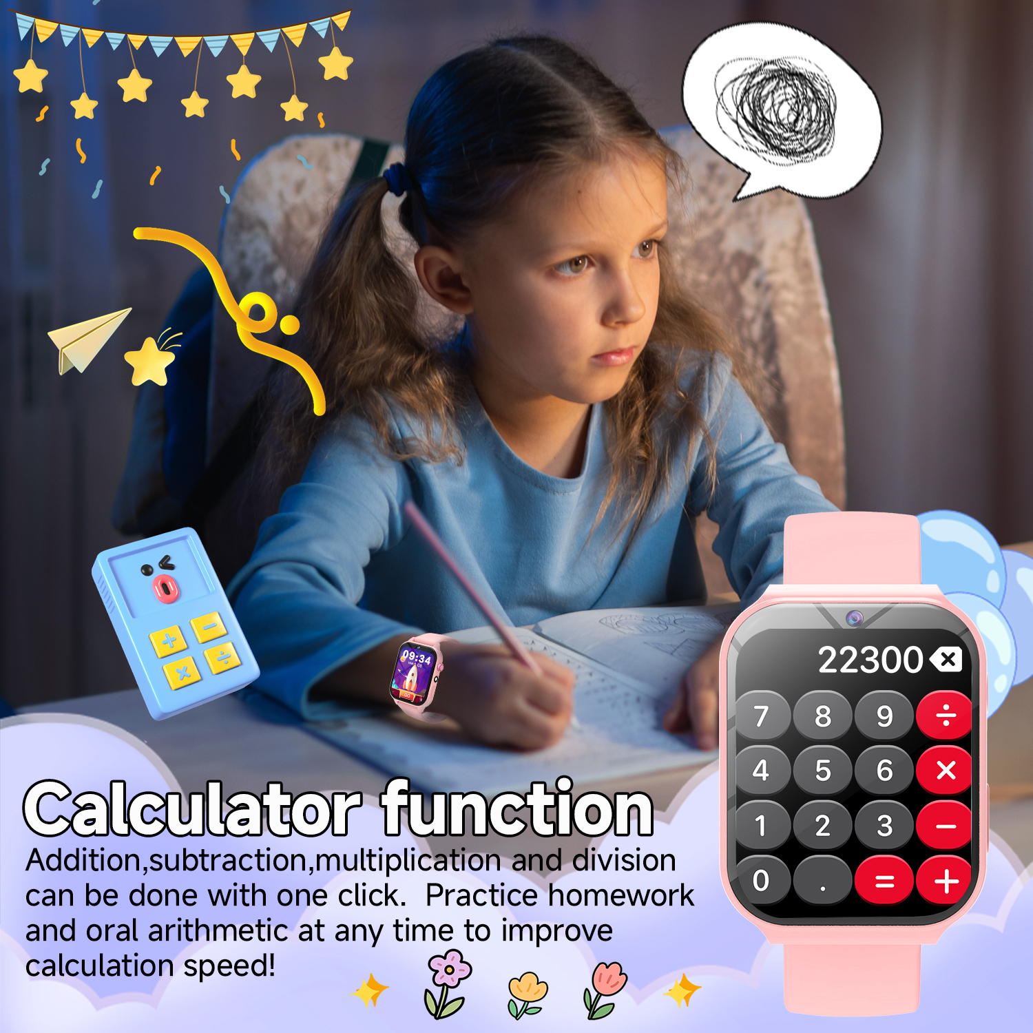 Study Partners for Kids HD Cam - Smartwatch Watches Gift For Girls avis et prix