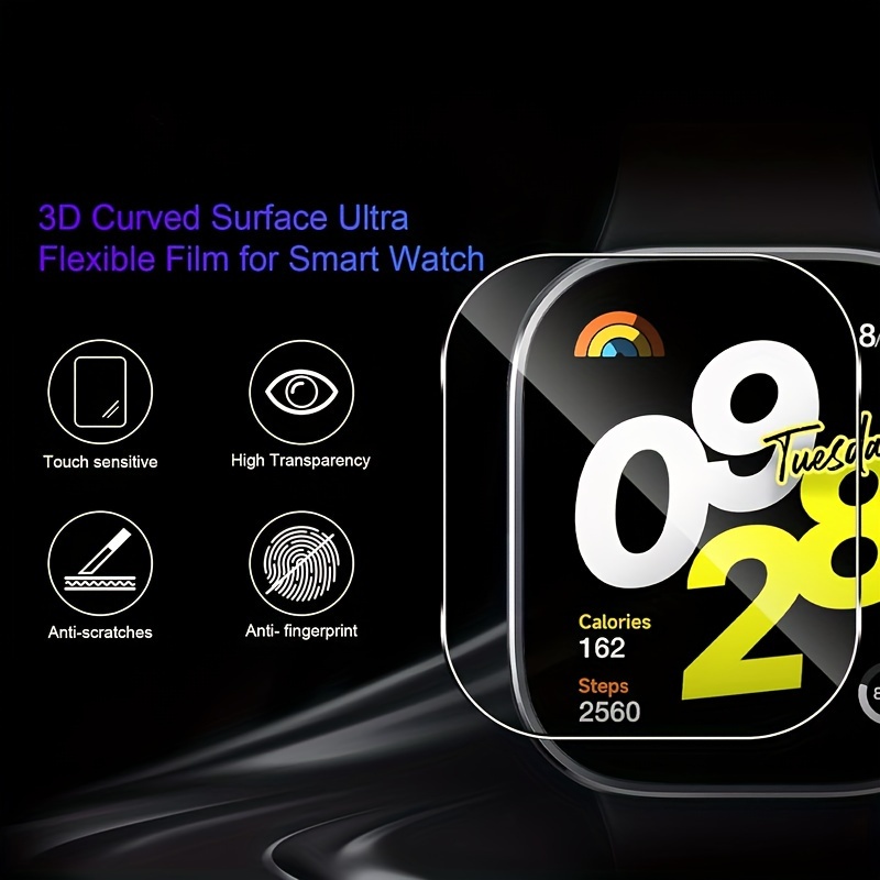 3-5Pcs Premium Tempered Glass  - Smartwatch Watches Xiaomi avis et prix