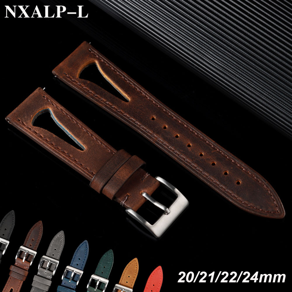 Cowhide Watch Band 20mm 21mm 2 - Omega Watches Smartwatch avis et prix