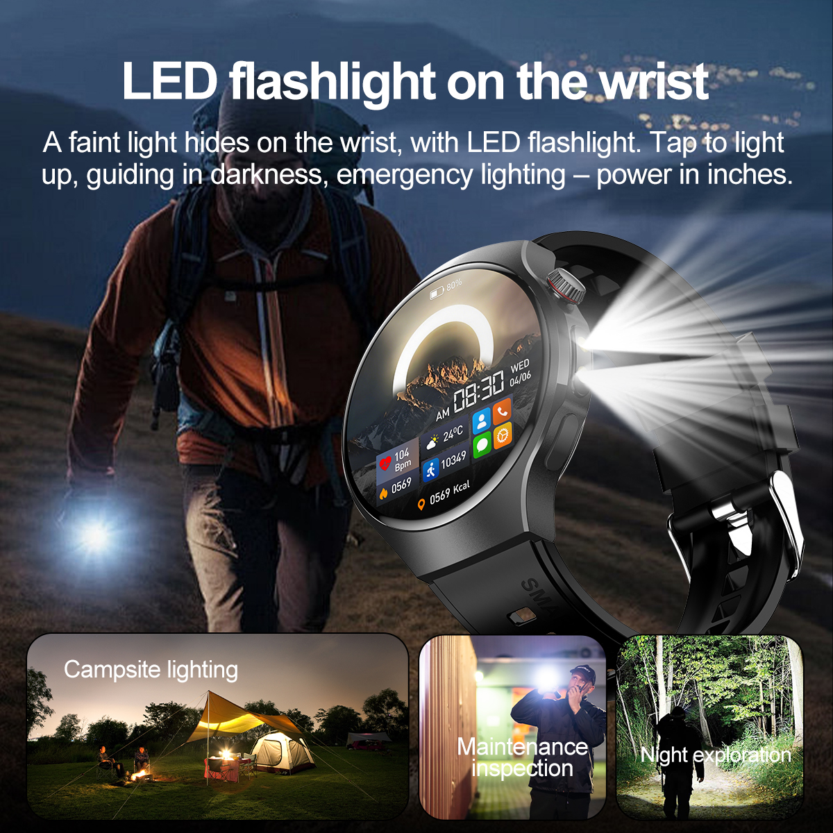 2025 New Outdoor Sports Smart  - Smartwatch Running Watches For Men avis et prix