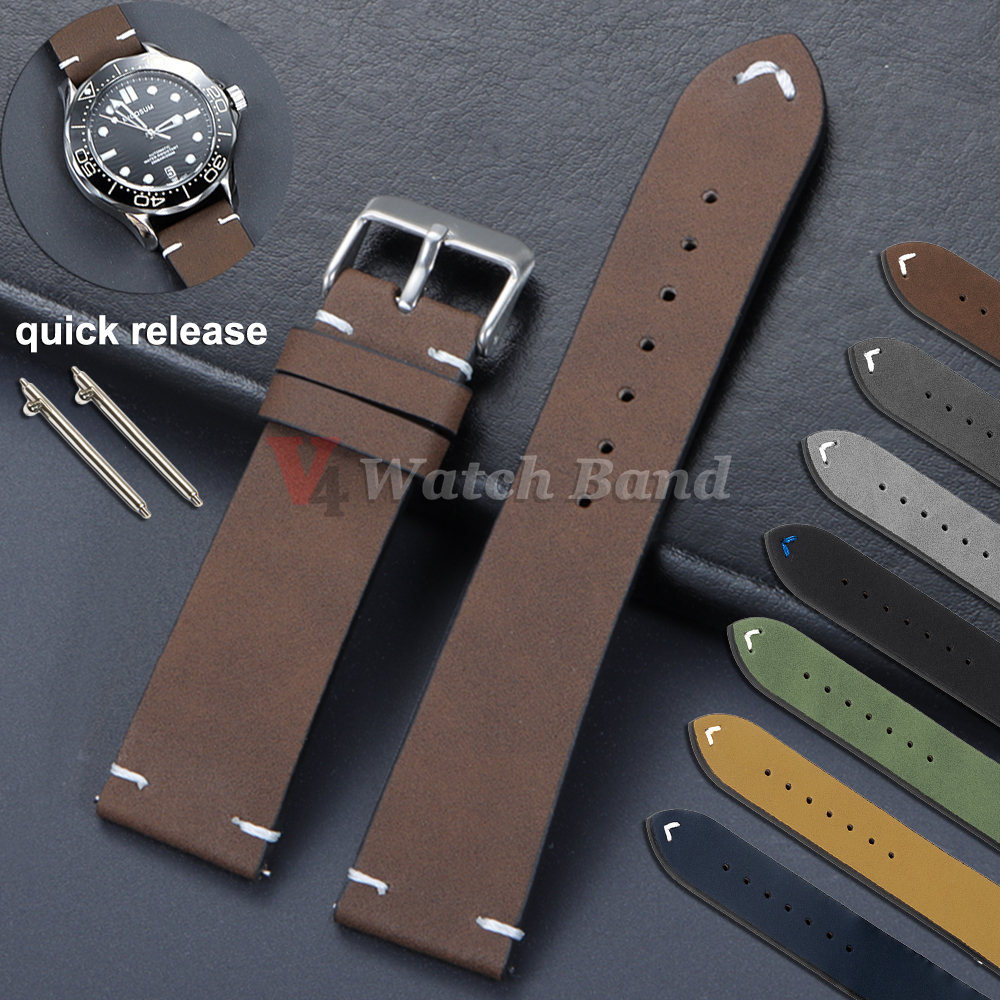 Vintage Matte Leather Watch Ba - Omega Watches Smartwatch avis et prix