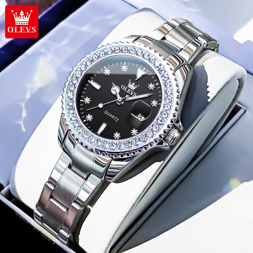 OLEVS Luxury Brand Quartz Watc - Watch Bezel Insert avis et prix