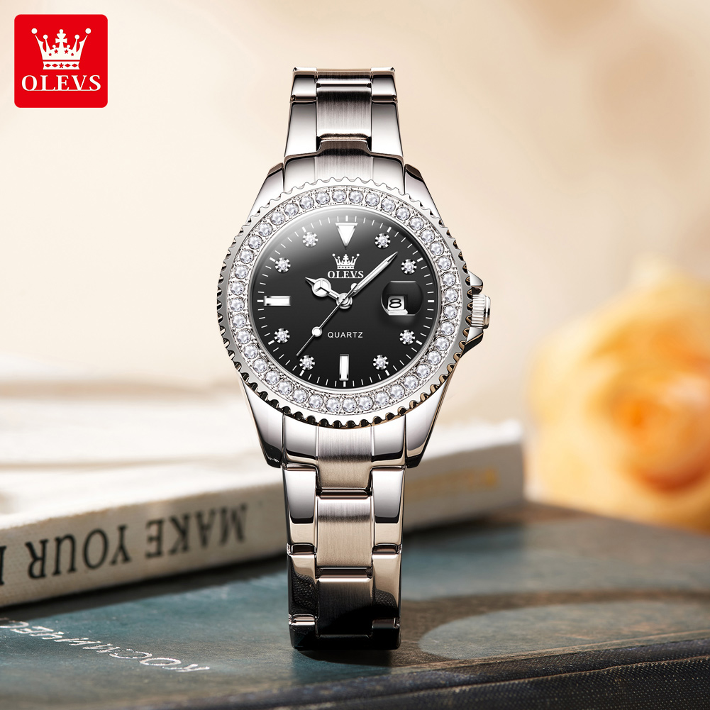 OLEVS Luxury Brand Quartz Watc - Watch Bezel Insert avis et prix