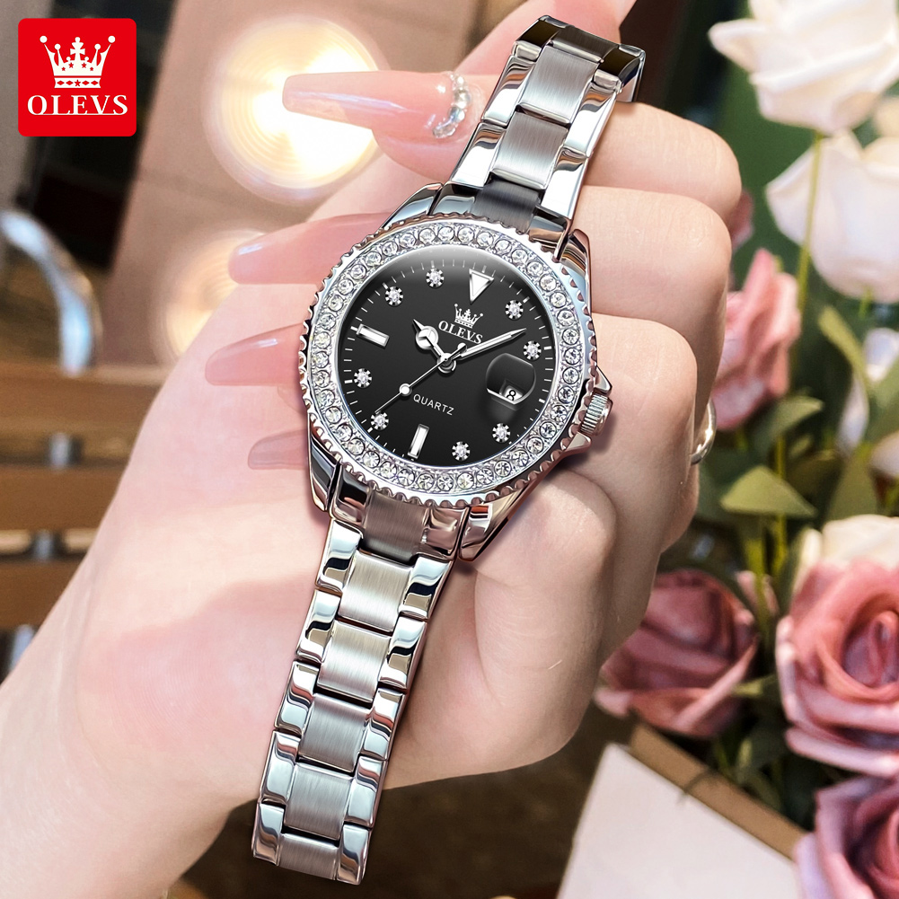 OLEVS Luxury Brand Quartz Watc - Watch Bezel Insert avis et prix