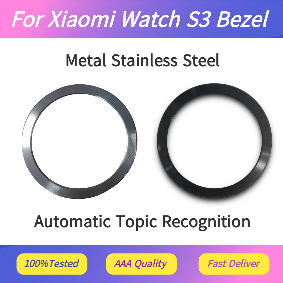 Cover For Xiaomi Watch S3 beze - Watch Bezel Insert avis et prix