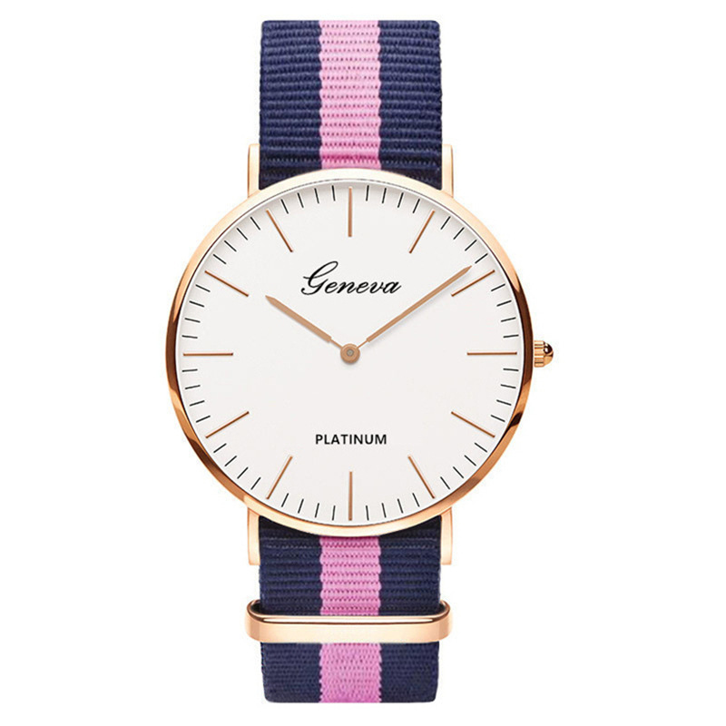 Classic Fashion Stripe Nylon B - Smartwatch Watches For Women Branded avis et prix