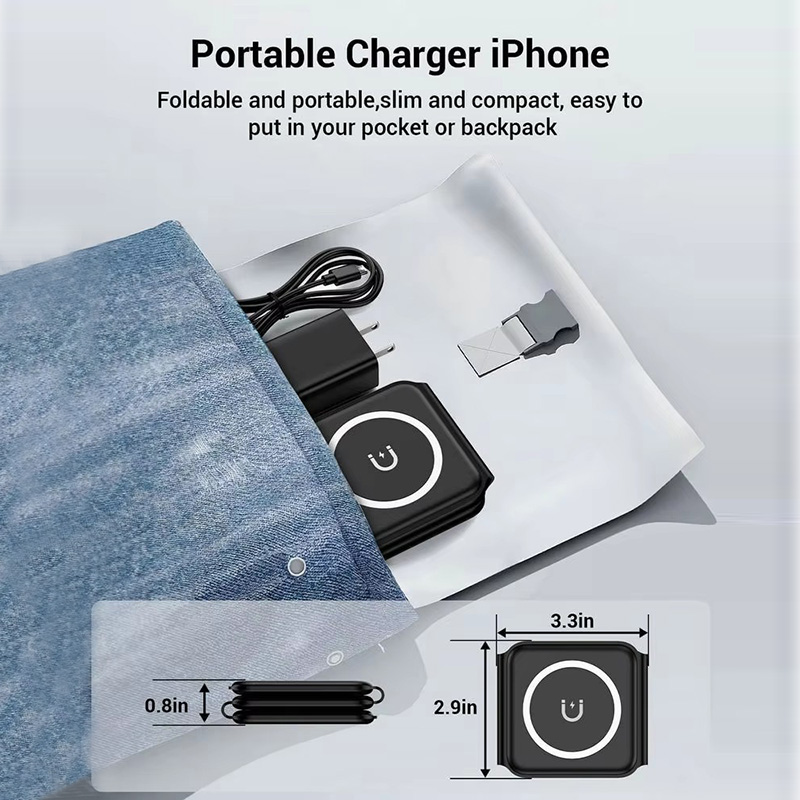 3-in-1 Magnetic Folding Wirele - Smartwatch Watches For Iphone avis et prix