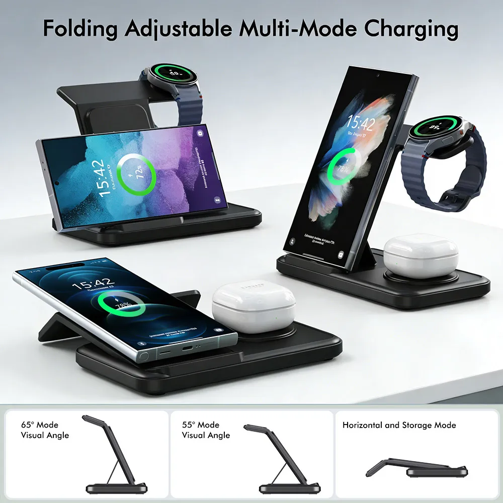 3 IN 1 Wireless Charger Statio - Smartwatch Watches For Iphone avis et prix
