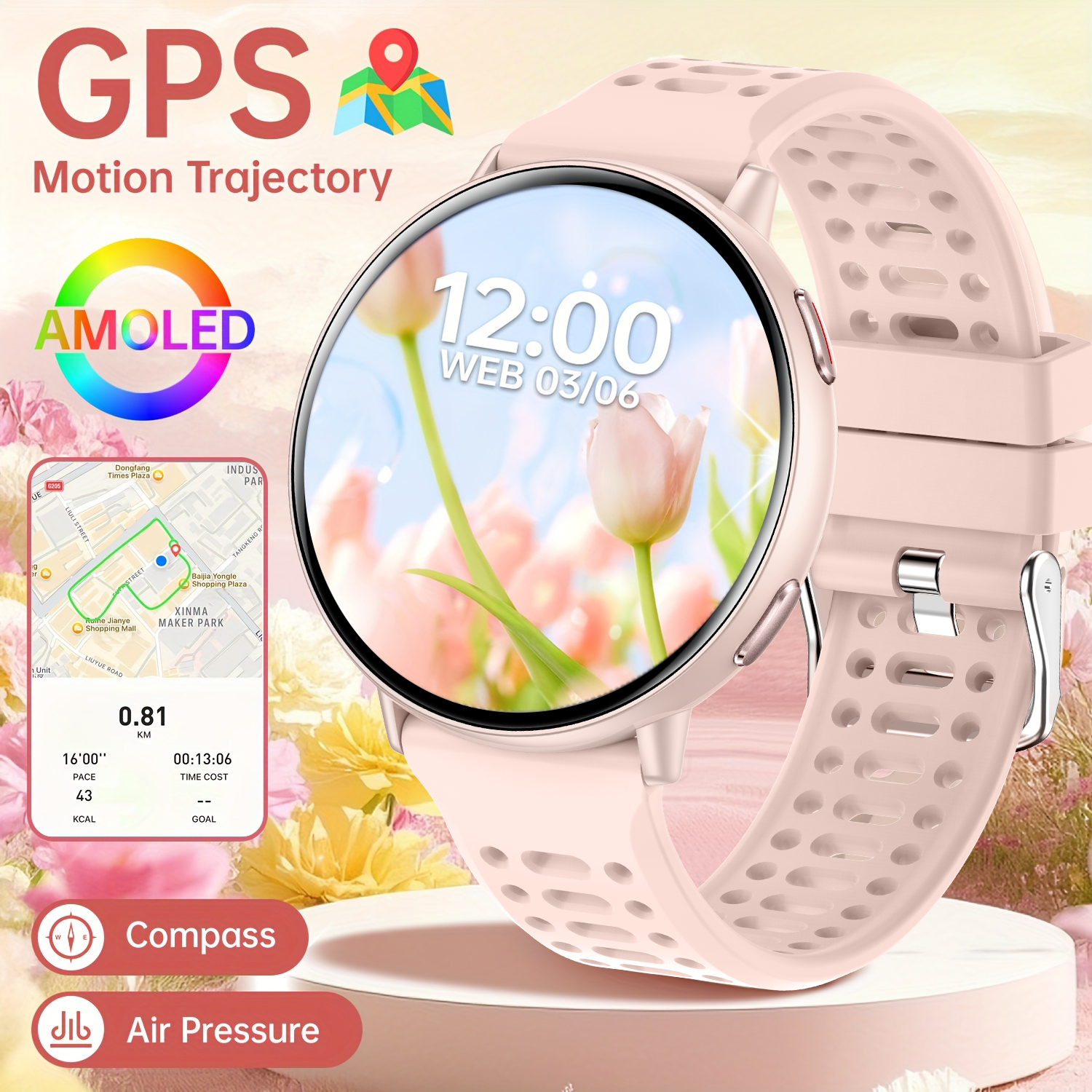 New hot GPS smartwatch 1.43 AM - Smartwatch Watches For Women With Gps avis et prix
