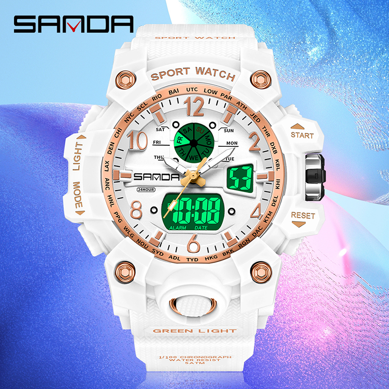 Fashion Sanda Brand Youth Mili - Solar Powered Watch avis et prix