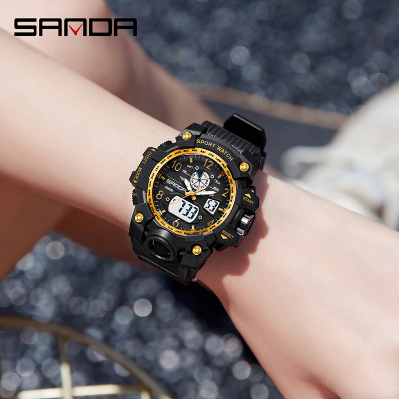 Fashion Sanda Brand Youth Mili - Solar Powered Watch avis et prix