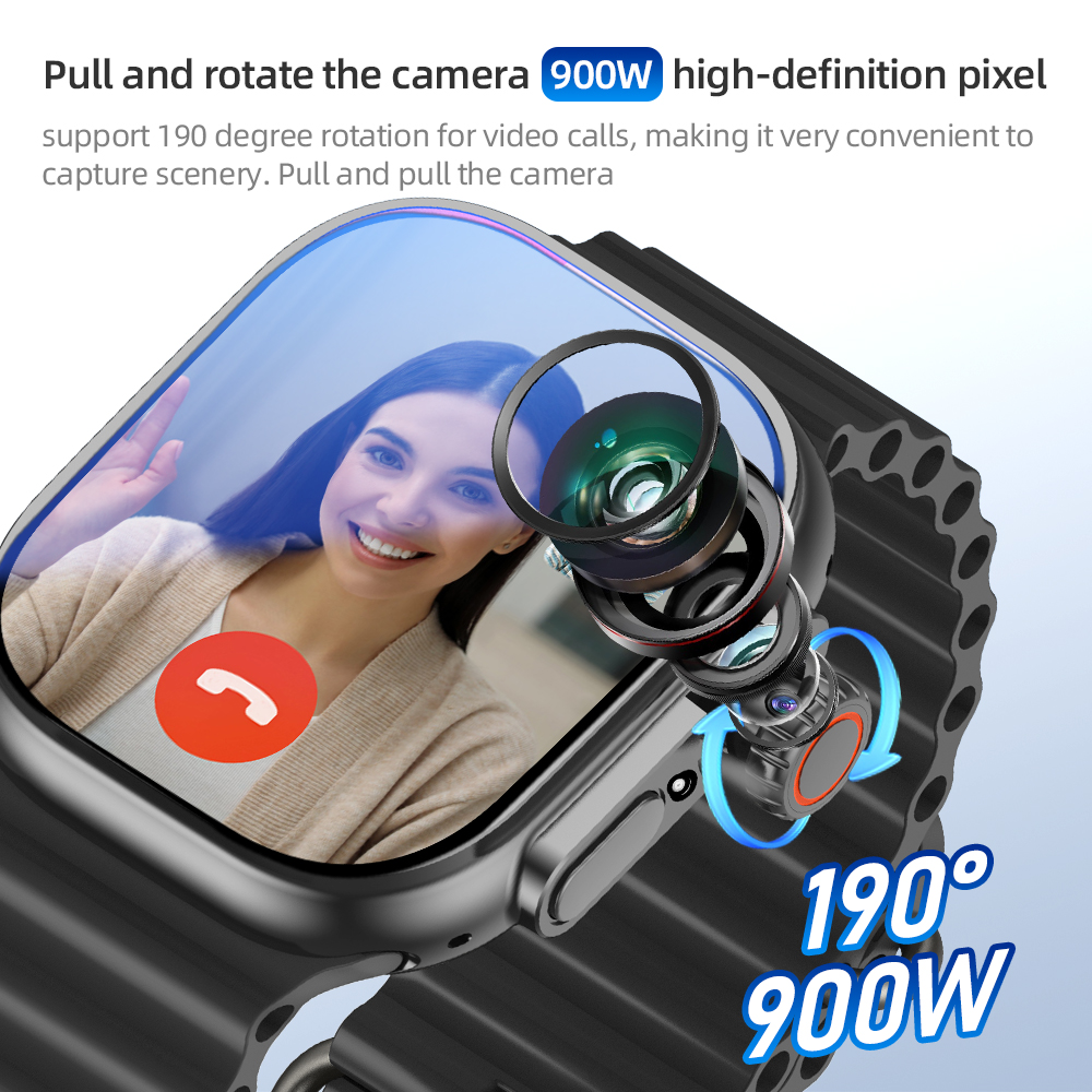DW200 Smartwatch Men WIFI Touc - Smartwatch Square Watches For Men avis et prix