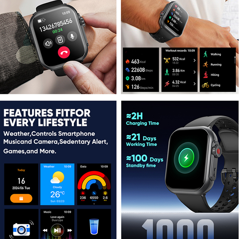 For iOS Android Watch Ultra K6 - Smartwatch Watches For Women With Gps avis et prix
