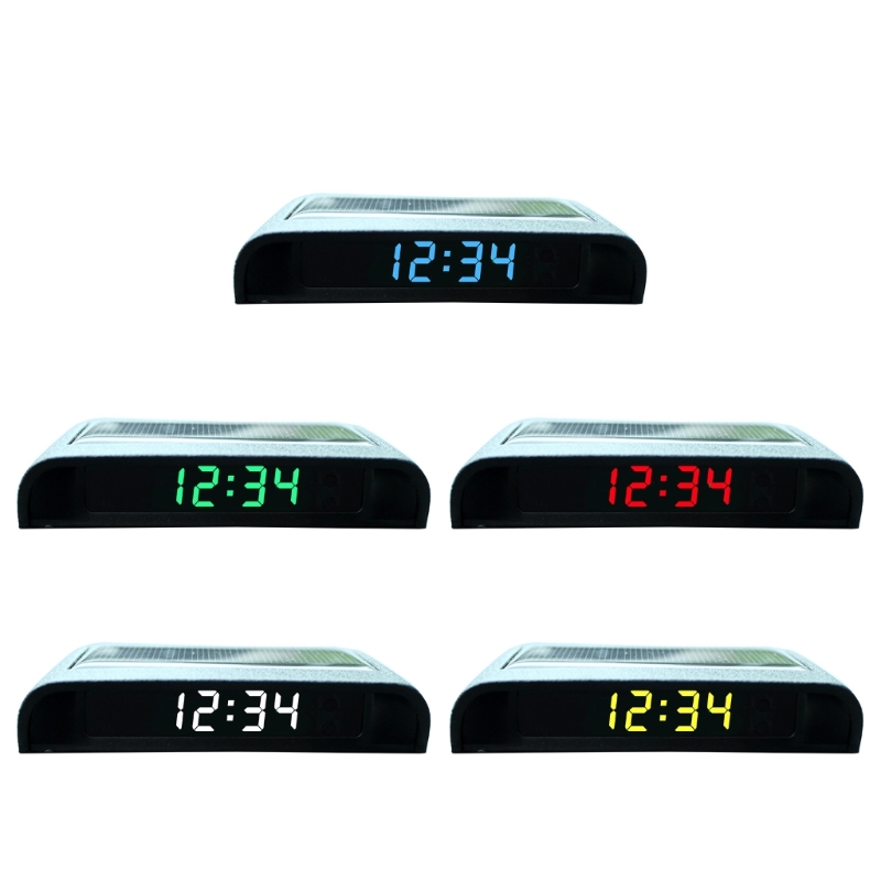 Automobile Solar Powered Clock - Solar Powered Watch avis et prix