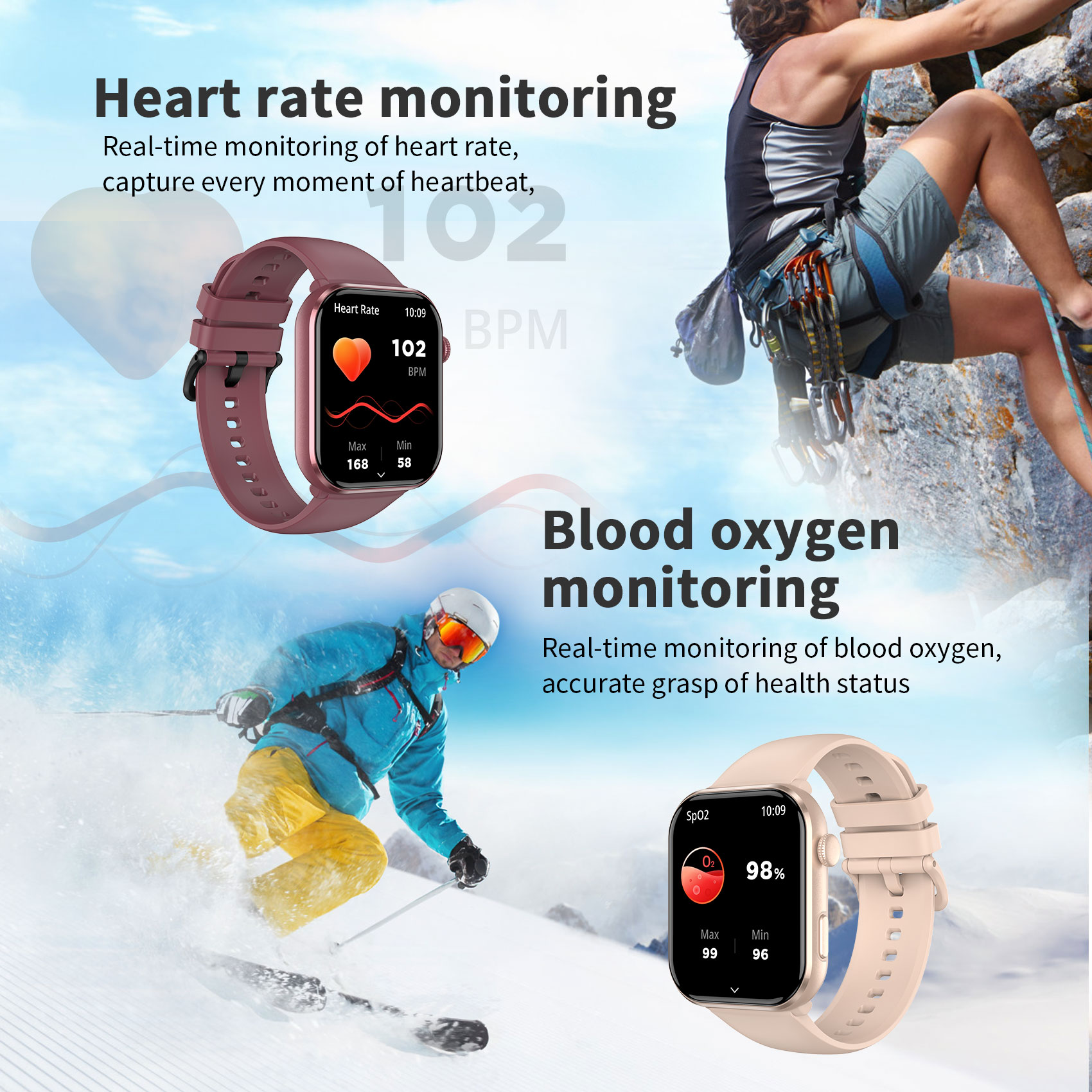 Blackview R60 Bluetooth Call S - Smartwatch Square Watches For Men avis et prix